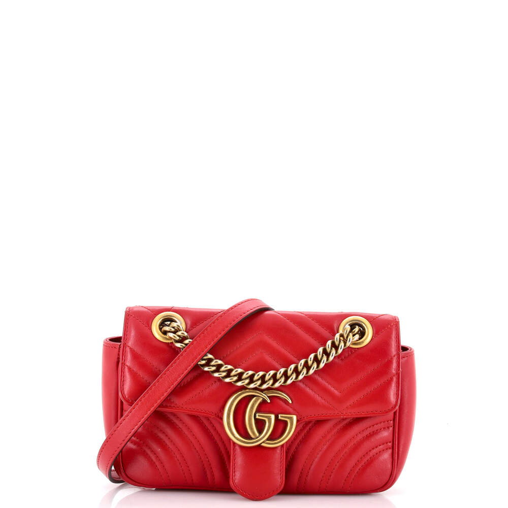 Gucci Gg Marmont Flap Bag Matelasse #248972G15B